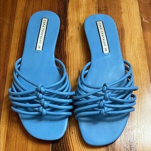 Zara Women's Strappy Blue Sandals